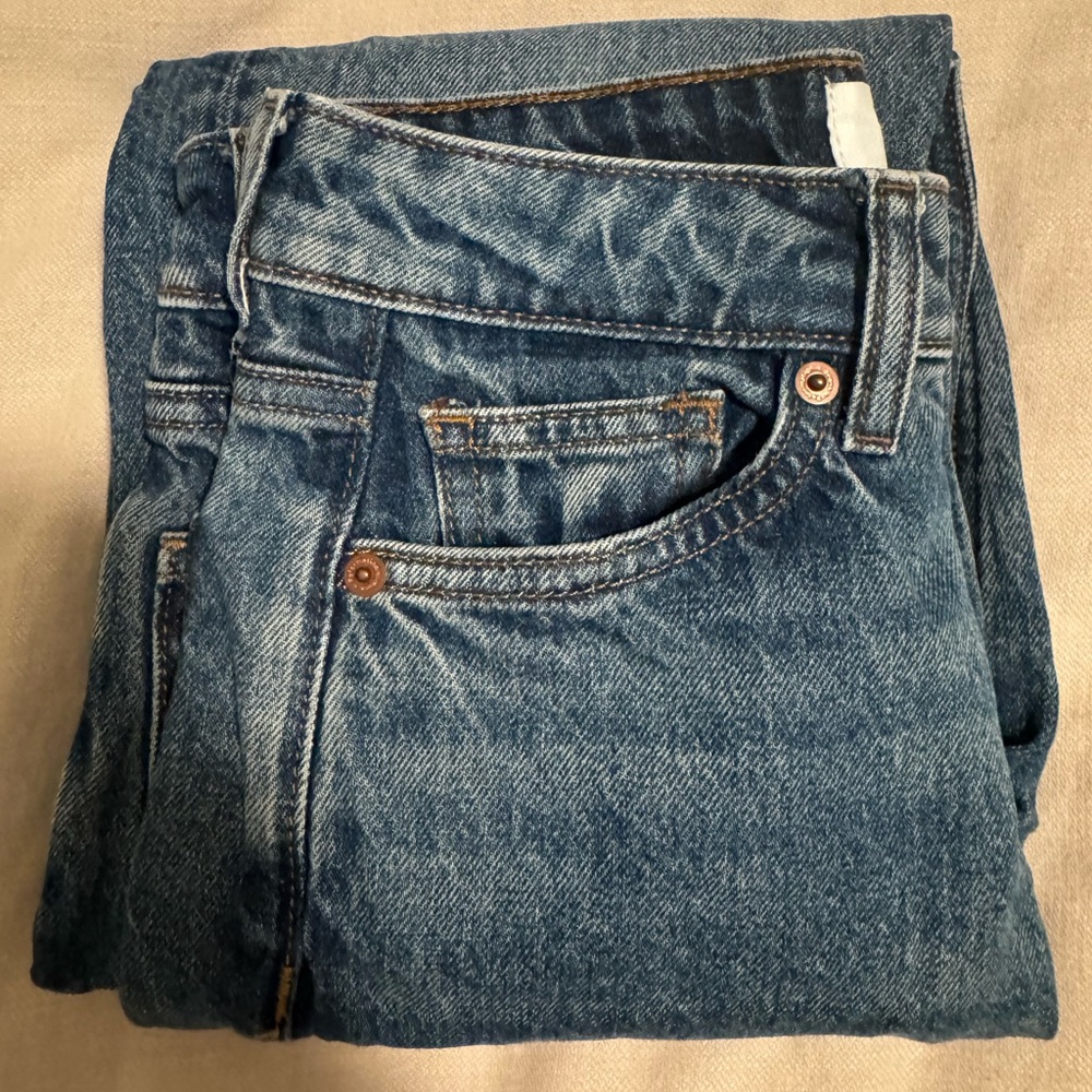 Reformation | Dark Blue Straight Jeans - Picture 4 of 7